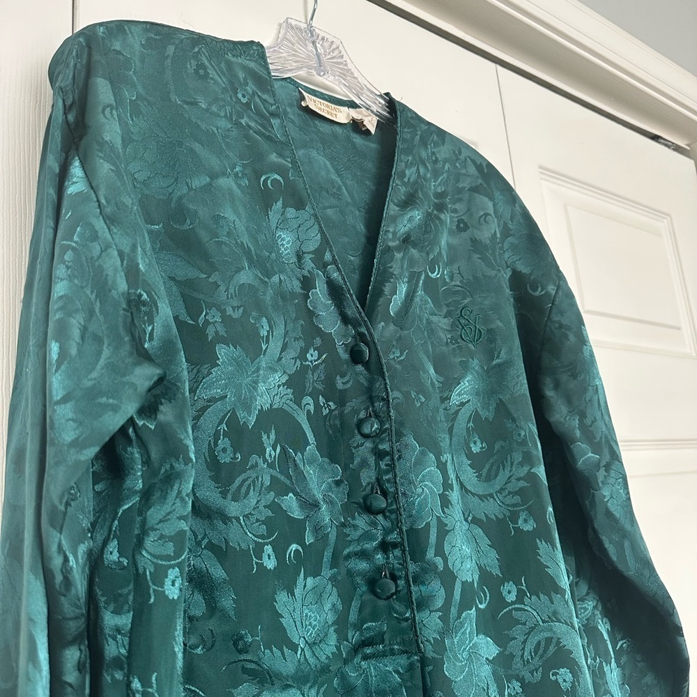 Vintage Victoria's Secret Gold Label Floral Nightgown - Size S - EUC - Picture 4 of 6